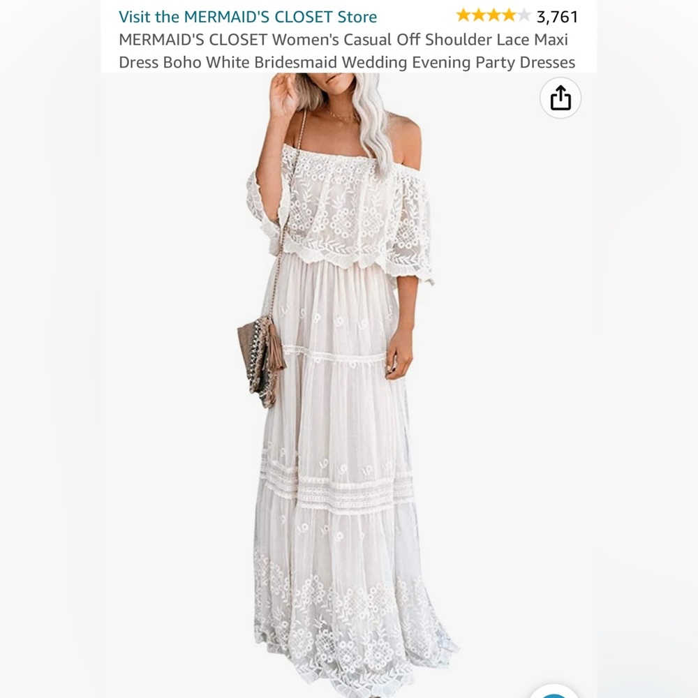 Off the shoulder dress